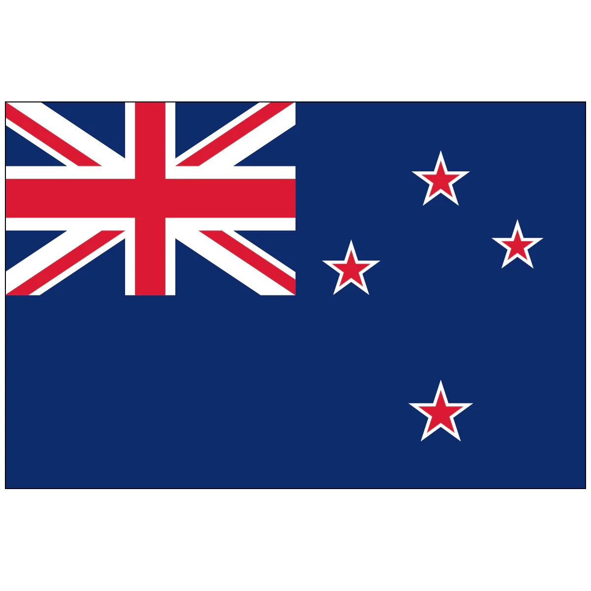 New Zealand flag with Southern Cross